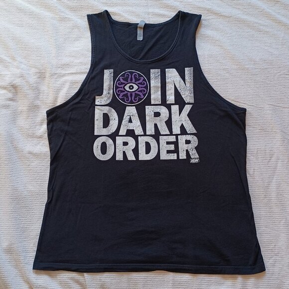 All Elite Wrestling AEW Brodie Lee "Join the Dark Order" Tank Top Adult XL - Picture 1 of 7